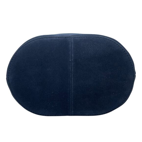 J. Crew Berkeley Bucket Bag in Suede Darkest Indigo Blue - Picture 8 of 11